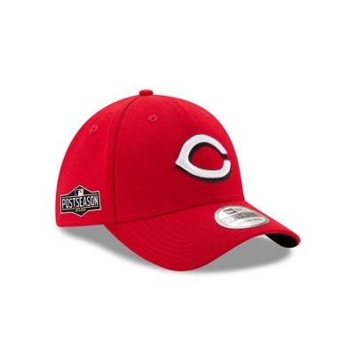 Cincinnati Reds Gorra | New Era MLB Postseason Side Patch 39thirty Stretch Fit Cap Mexico - Rojos